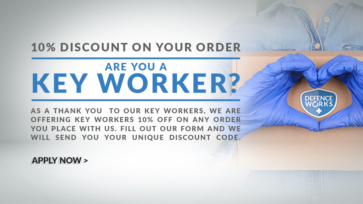 Are you a Key Worker? If so we want to say a big THANK YOU and give you 10% off our Defenceworks products. Find out more here: defenceworks.co.uk/keyworker-disc… #KeyWorker #KeyWorkerDiscount