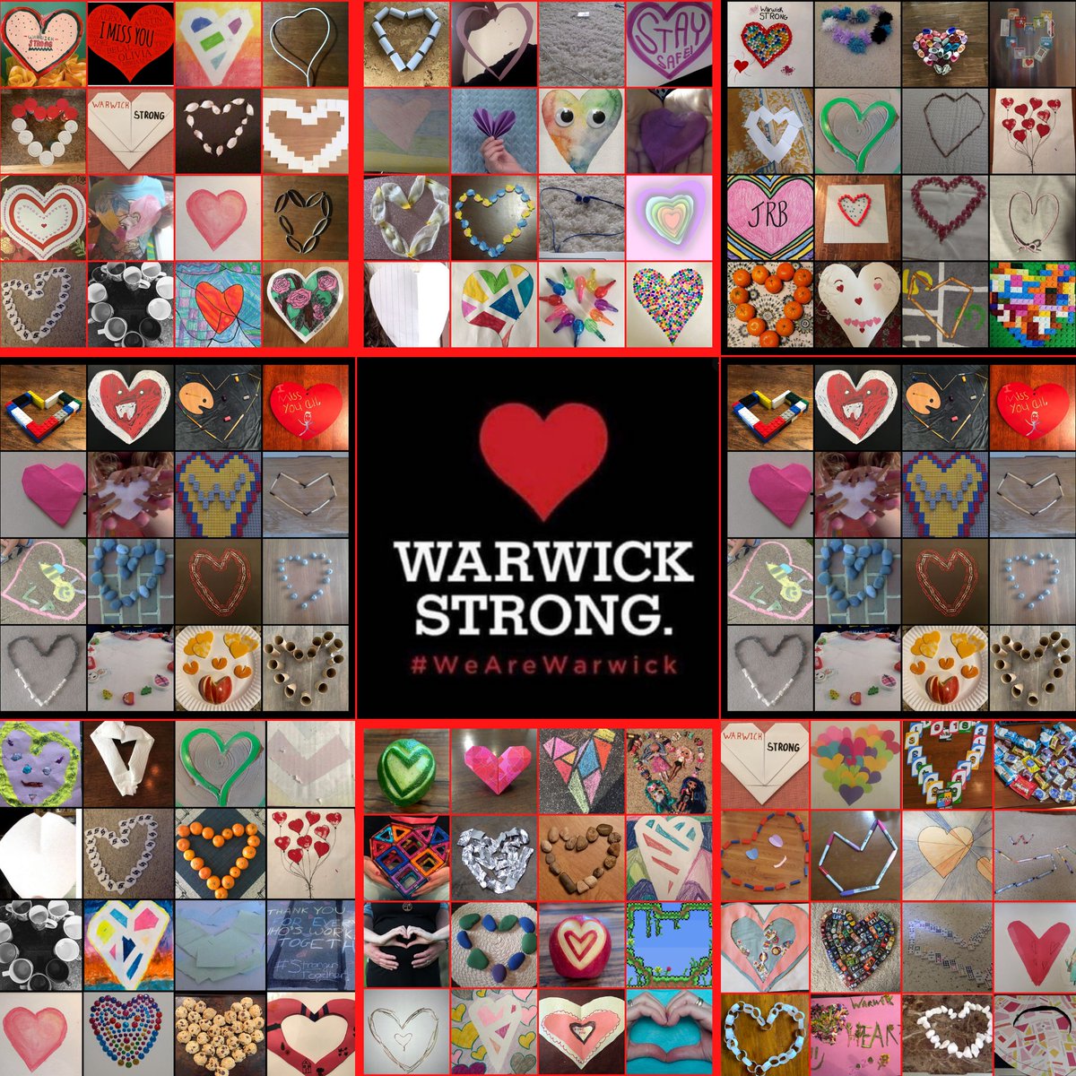 BonfieldBees's tweet photo. Check out this beautiful quilt made by individuals in our school community, and organized by our awesome Warwick Art Department. https://t.co/SD2hGHBKyZ