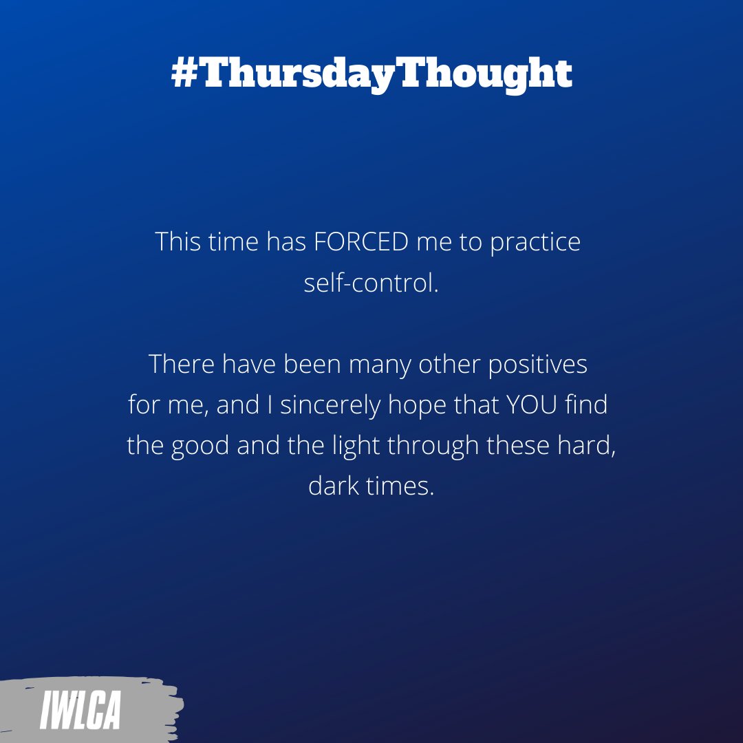 IWLCA's tweet photo. Check out this #ThursdayThought courtesy of Mary Ann Meltzer, head coach at Lawrence Technological University, and read what she has to say about finding the good in the hard times. @LTUWLacrosse  @mameltzer https://t.co/OA6h8Lfx0A