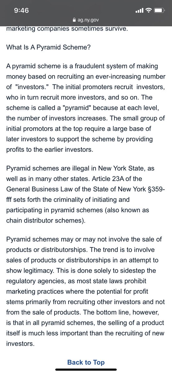 other filter options is unlikely. not to mention, everybody in the higher tiers of the scheme that joined from the beginning get a % of all YOUR sales. hence why it’s a pyramid scheme. the people on top make the money, the people on the bottom are the ones they profit off of 