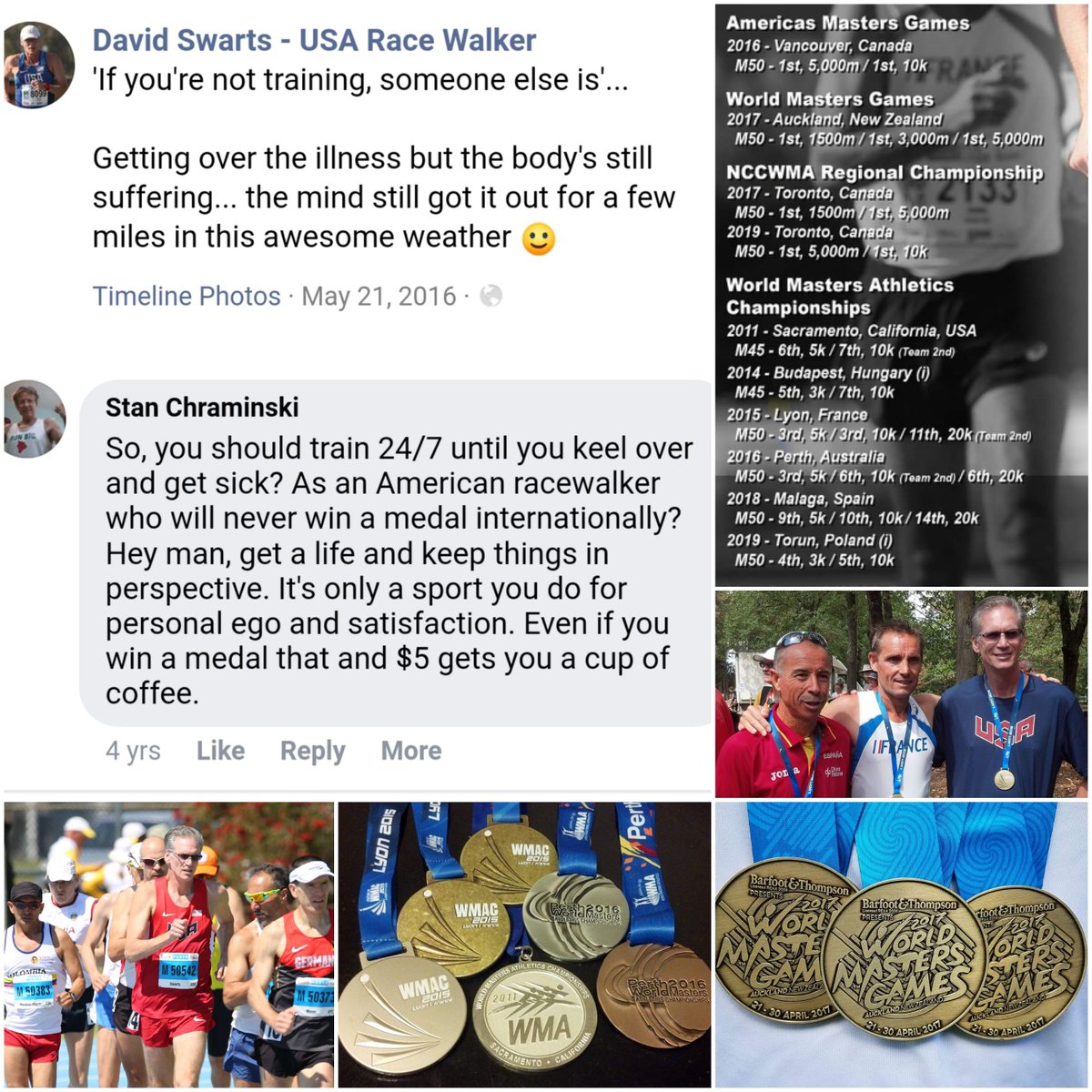dswarts's tweet photo. Post and comment from four years ago... and my response

#USATF #TeamUSATF #USATFmasters #USATFmasterstrack #USATFmichigan #TrackNation #TrackandField #RaceWalk #RaceWalking #JacksonMichigan #JacksonMI #RunMichigan #MichiganRunner #JHSalumni #JacksonHighVikings #TruEMU #EMUalumni https://t.co/lcytQSxjBJ