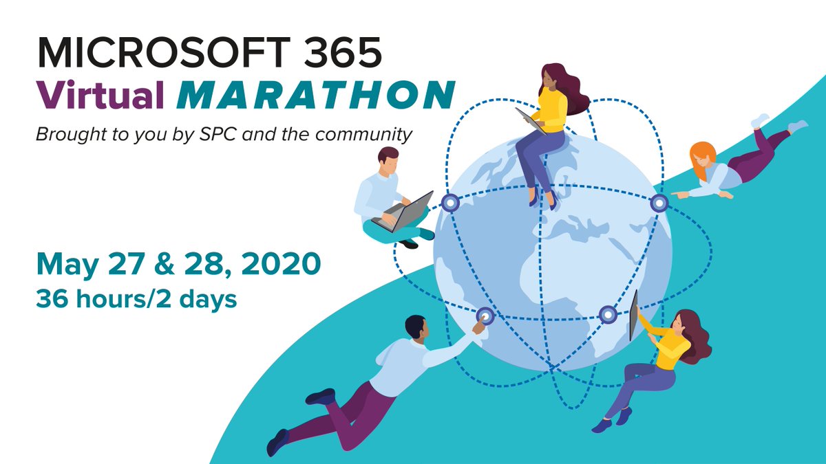 Virtuální konference Microsoft 365 Virtual Marathon se blíží! Čeká na Vás 36 hodin přednášek od více jak 300 přednášejících od Ameriky po Japonsko, kteří si pro Vás připravili přes 400 přednášek v sedmi světových jazycích. m365virtualmarathon.com/schedule.html #M365VM