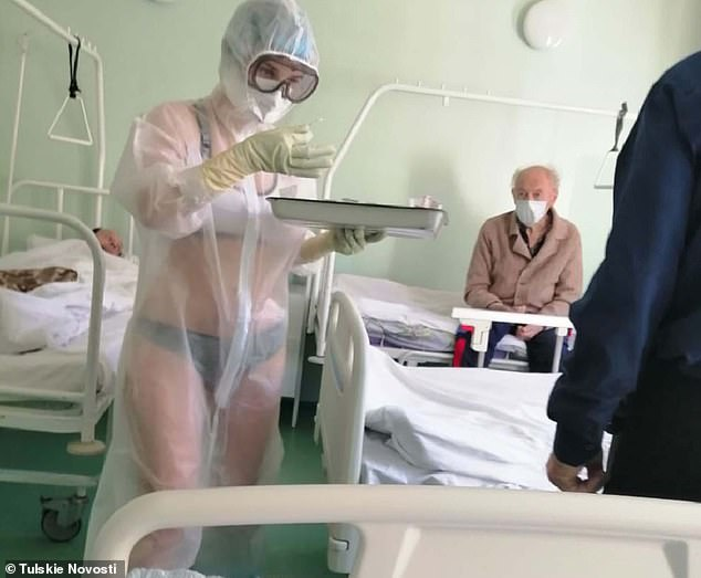 In this "new normal" world of ours, nurses come to work in lingerie underneath see-through protective gear. Alas, it is not because they are playing the role of a sexy nurse in an adult film, but rather because no one gives them scrubs to wear underneath.