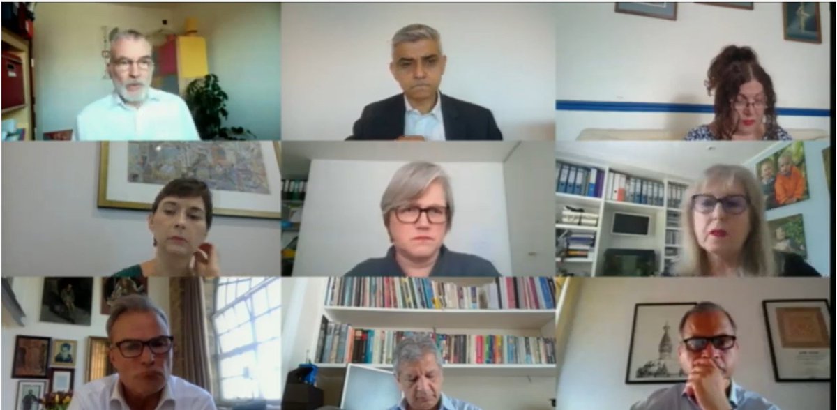 LondonAssembly's tweet photo. We're questioning the @MayorofLondon on London's #Covid_19 response. 

Watch live here ➡️https://t.co/Rx1t2sGLu9 https://t.co/ln0XV4WCtU