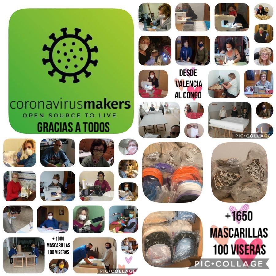 Como anunciamos, se está ultimando el envío de material sanitario para el Congo, que parte desde Valencia.
Gracias a todo el mundo de allí, sin vosotr@s no habría sido posible.🥰🥰
Y para que les pongáis cara a esta importante parte del grupo, ahí tenéis 😍😍: 
cc <a href="/MakersValencia/">MakersValencia</a>