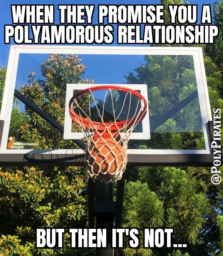 Polyam_Pirates's tweet photo. Don't get stuck, people! Or at least do it because you want to.
#polyamemery #polyamory #memes #relationshipadvice #polypirates #polyamorymemes #throwashoe https://t.co/wnwOyyWV4R