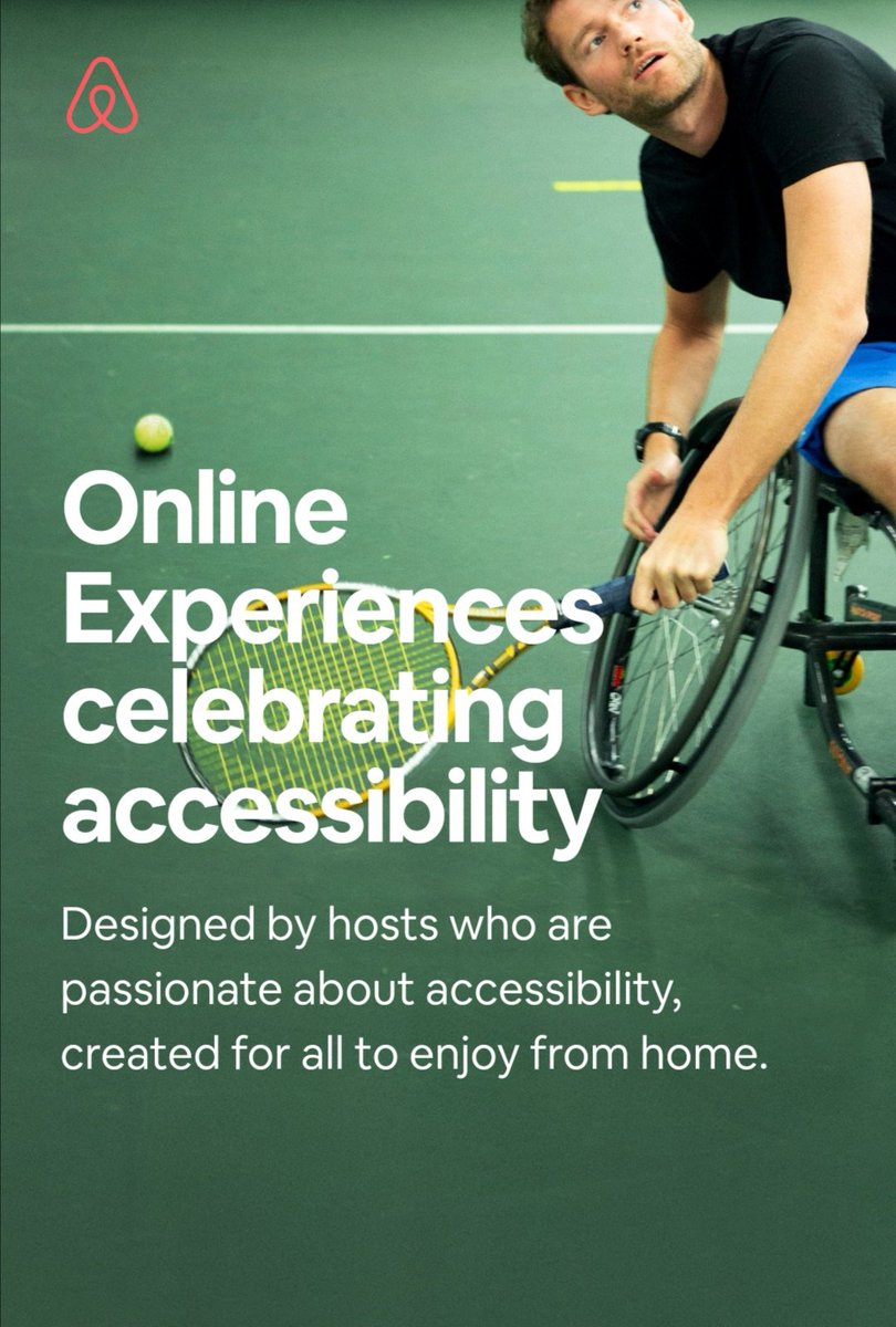 adaptyogalive's tweet photo. SO excited to partner with @airbnb today! Airbnb Online Experiences have been designed by hosts with accessibility in mind— in partnership with disability organizations and advocacy groups! https://t.co/okmQLJAmy1 #airbnbexperiences , #accessibility  #GAAD2020 https://t.co/0YSCtwzLpu