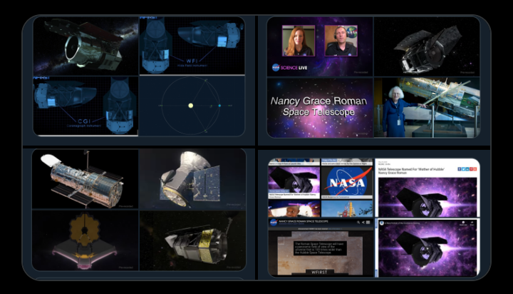 Inspiring Name for an Important Mission 👏☺️ Nancy Grace Roman Space Telescope *
#RomanSpaceTelescope
#WFIRST
¹mobile.twitter.com/SpacesFuture/s…
mobile.twitter.com/NASAJPL/status…
mobile.twitter.com/NASAAstrobio/s…
mobile.twitter.com/WomenNASA/stat…
*mobile.twitter.com/Dr_ThomasZ/sta…
¹🖼️