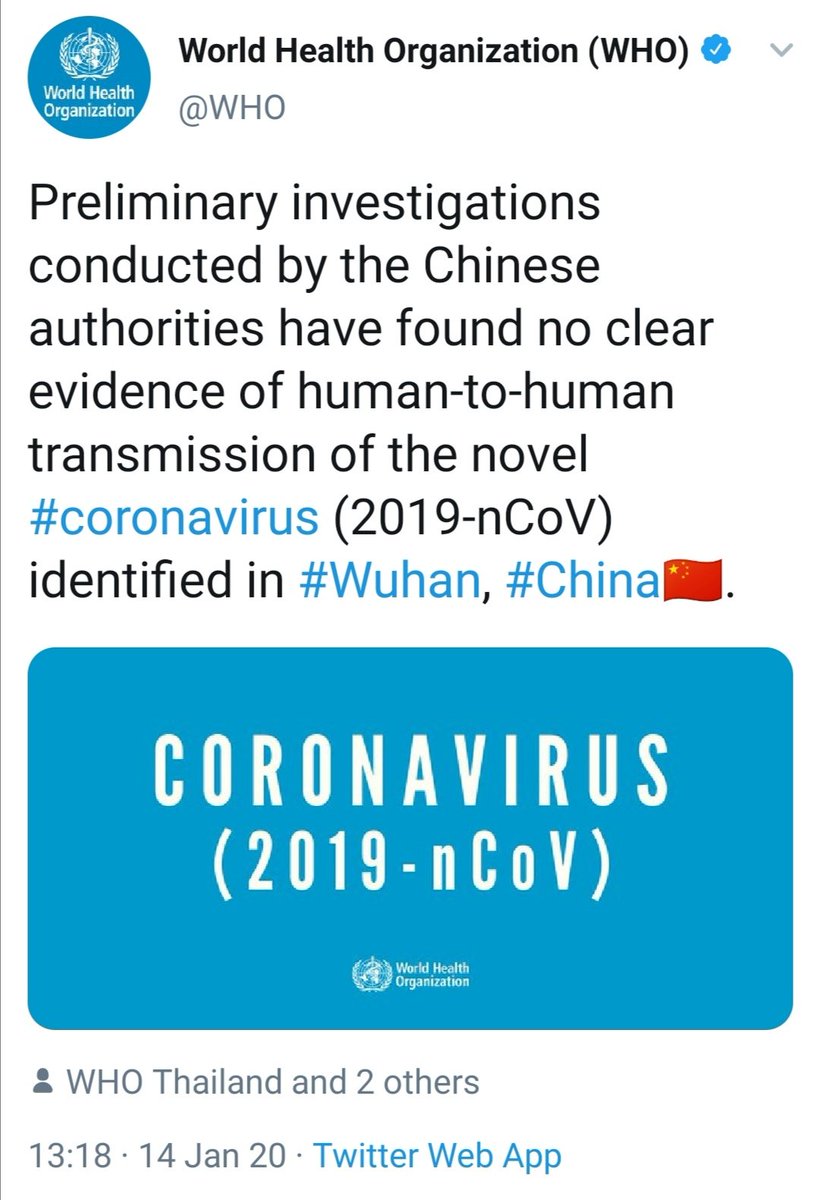 Anonymoudamus's tweet photo. @ewnupdates WHO the organization that once said covid19 wasn't human to human transferable. WHO the organization that protected China interest by delaying a pandemic announcement as China recalled medical supplies to eventually sell it to the countries that donated the supplies? #fuckoffWHO https://t.co/qUNrO7Ziqu