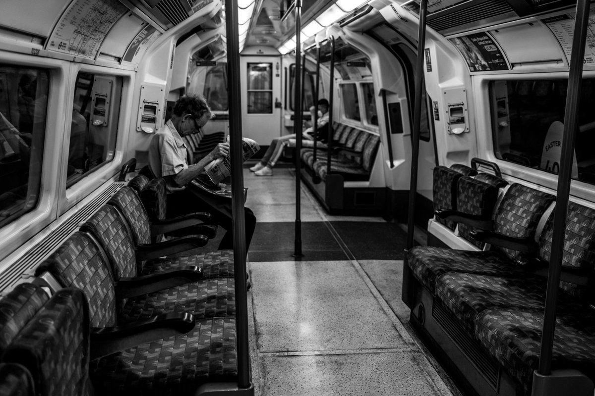 More trains are running, but the Tube is still almost deserted. Barely saw a dozen people on my journey into work yesterday. Wearing a mask and gloves this summer will be a joy when it’s warmer and busier.   https://www.instagram.com/sebastianepayne 