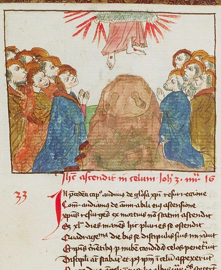 Huisvanhetboek's tweet photo. #Hemelvaartsdag #AscensionDay Huis van het boek (MMW, 10 B 34) Speculum Hunanae Salvationis #collectie #huisvanhetboek #meermanno #DenHaag #museaonline #vrijedag #bijnaweeropen #houjehaags https://t.co/hf2BejwkRQ