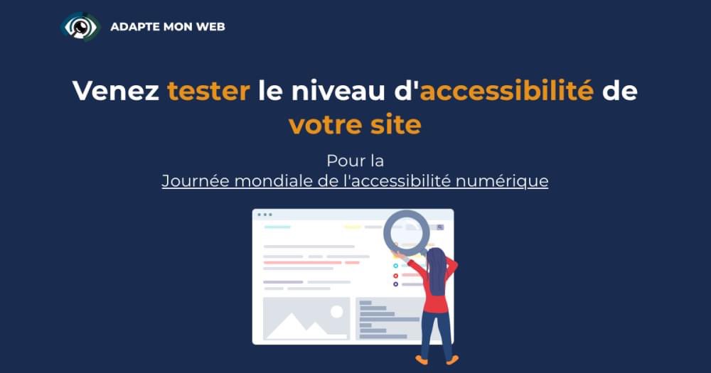 Aujourd'hui c'est le Global Accessibility Awereness Day. L'occasion pour nous de vous dévoiler notre nouveau service d'accessibilité. Venez auditer gratuitement la première page de votre site web : adaptemonweb.fr/audit.html
#audit #webaccessibility #adaptemonweb