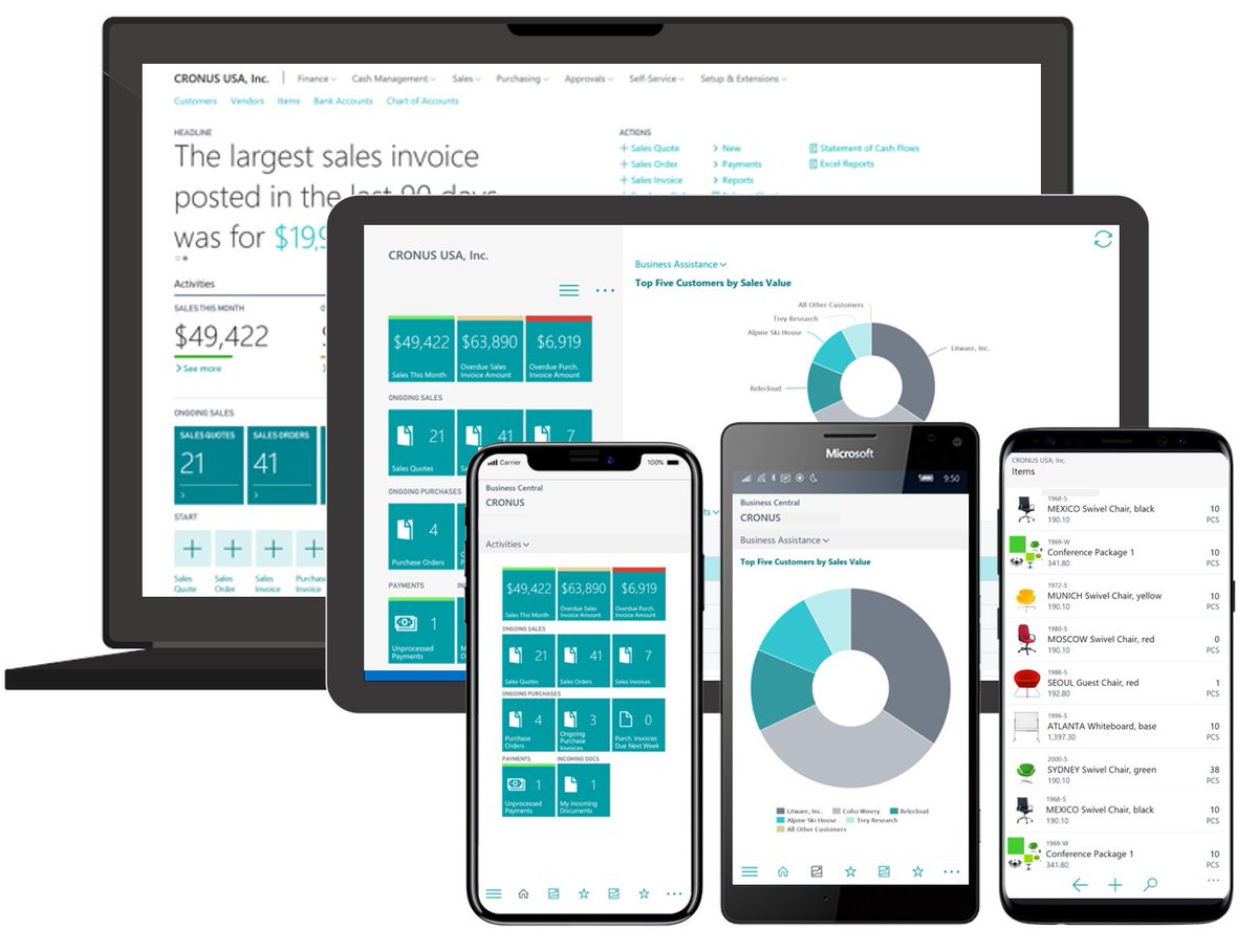 NavConsultants's tweet photo. Are your staff doing more on tablets and mobile since #workingfromhome ?
Time to get using the Business Central and NAV mobile and tablet clients!
https://t.co/K2HiyhKSIg
#wfhlife #businesscentral #dynamicsnav #wfh #business #mobileclient #tabletclient https://t.co/XnCqRsCId8