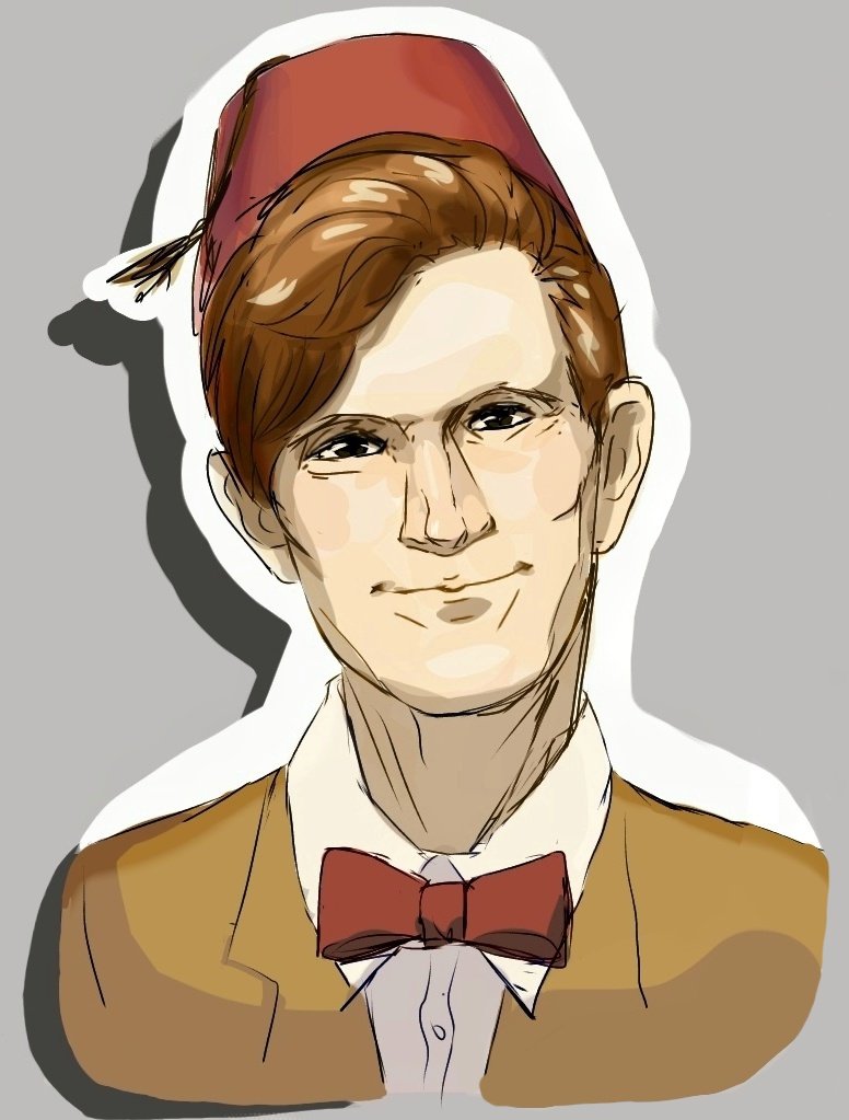 avokinyasvo_'s tweet photo. I am a Ginger! How do you like my fez?
#DoctorWho #ДокторКто #МэттСмит #рыжий #арт #art #drawing #11Doctor https://t.co/z8FpyojLg6