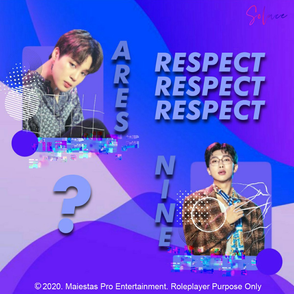 ㅤ⠀⠀
ㅤ⠀⠀ㅤㅤㅤ 𝐒𝐎𝐋𝐀𝐂𝐄 𝐏𝐑𝐎𝐉𝐄𝐂𝐓.
ㅤ⠀⠀ㅤㅤㅤㅤㅤ━━━━━━

𝐑𝐄𝐒𝐏𝐄𝐂𝐓.
by NONAGON Nine &amp; Ares.
Original by BTS

2020. 05. 21. THU. 7PM (KST)
잠시 후 7시

#SOLACEPROJECT #NONAGON #NINE #ARES #RESPECT #METProEnt #SJH_Ent 
ㅤ⠀⠀