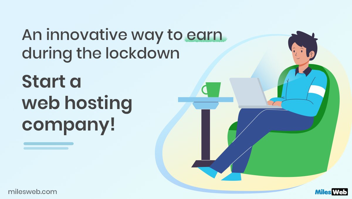 Bored of the lockdown situation? Start a new business by becoming our #reseller. For more info: milesweb.net/Tx3  #WebHosting #HostingBusiness