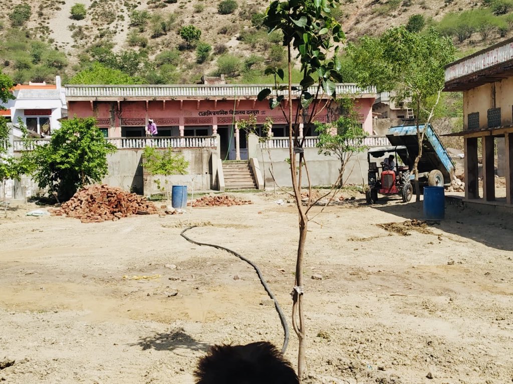 SubhashCM26's tweet photo. धीरे धीरे गाँव के सामुदायिक भवन (मंदिर स्कूल परिसर) अब #खंडर से तब्दील होकर बन रहे है गाँव की #धरोहर !

#मेरा_गाँव_मेरी_ज़िम्मेदारी की भावना को ध्यान रखते हुए #दलपुरा_विकास_समिति ( @DVS_Dalpura ) धरातल पर लगातार काम कर रही है ! https://t.co/yNw0MTraPa