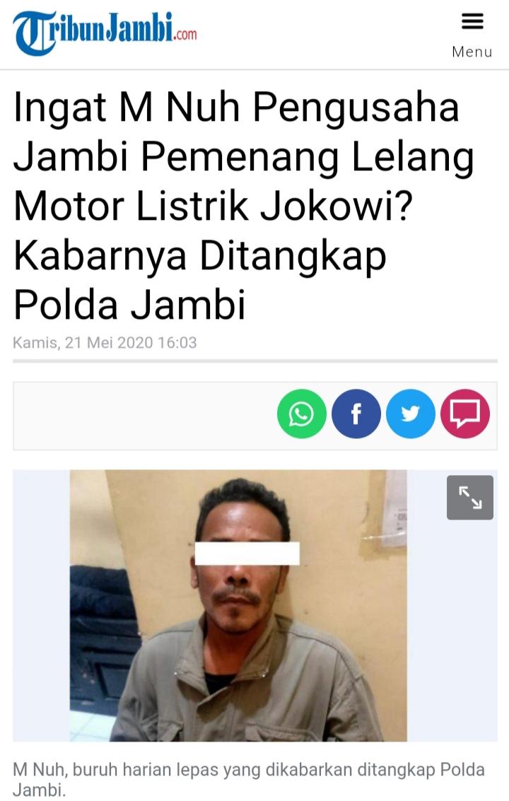 KRMTRoySuryo2's tweet photo. Tweeps,
Memang Kasus "Pemenang Lelang Motor Rp. 2,55 Milyar" ini bukan salahnya pak @jokowi tetapi para "petugas" yg (katanya) sdh Verifikasi (sampai 2x) itu.
Hanya saja sampai ada yg berani nge-Prank Acara Resmi &amp; Motor Presiden, ini jadi Pertanyaan serius: Dimana kewibawaannya? https://t.co/64yo7vvkrw