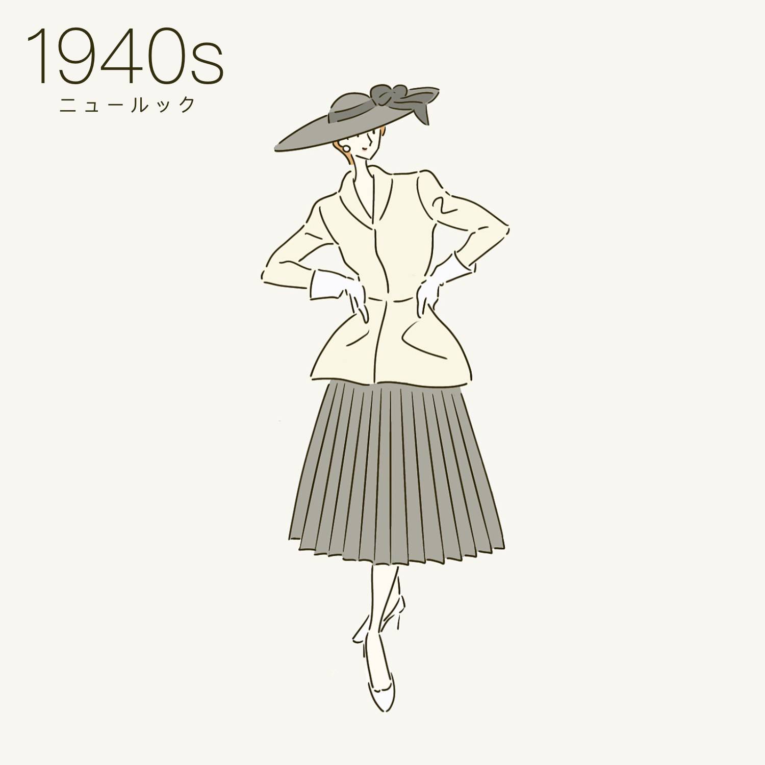 巡りめくるファッション史 服 歴史 知識 勉強 Na Twitteru 1940s ニュールック ファッション イラスト ファッション イラスト 知識 ディオール クラシック T Co Isyfpj3rhy Twitter