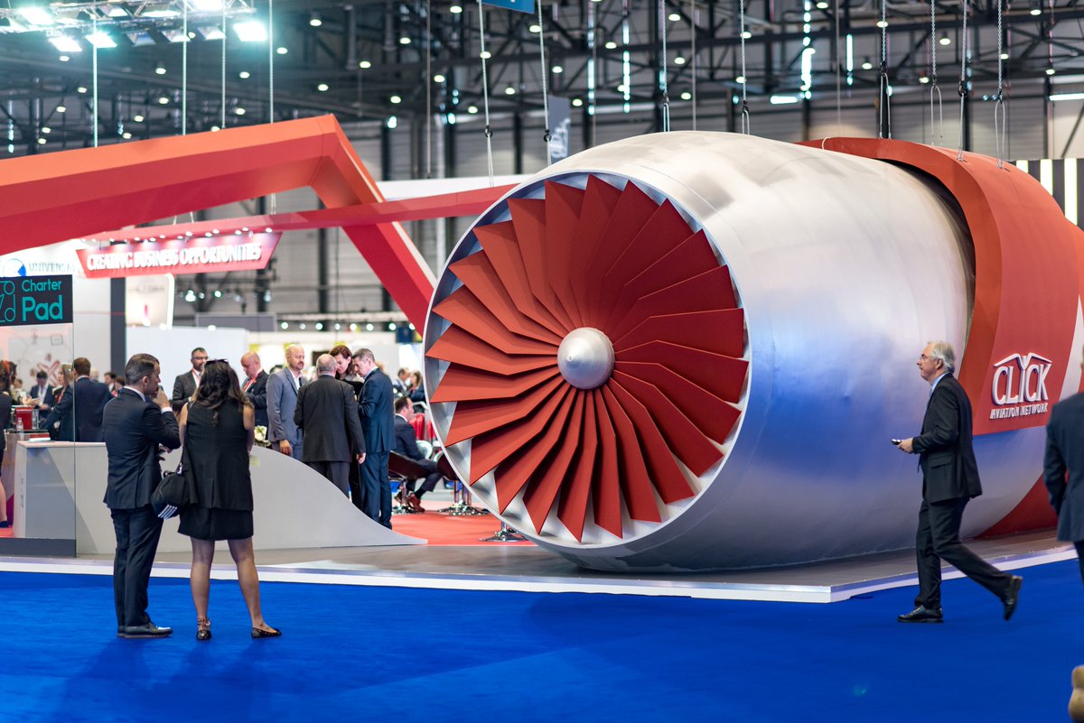 ClickAviation's tweet photo. #ThrowBack to our participation in EBACE 2019 in Geneva.
We had a great time back then and are very eager to see everyone again soon. ❤️
#ClickAviationNetwork #ebace19 #businessaviation #tripsupport https://t.co/tgCi7E2g8i