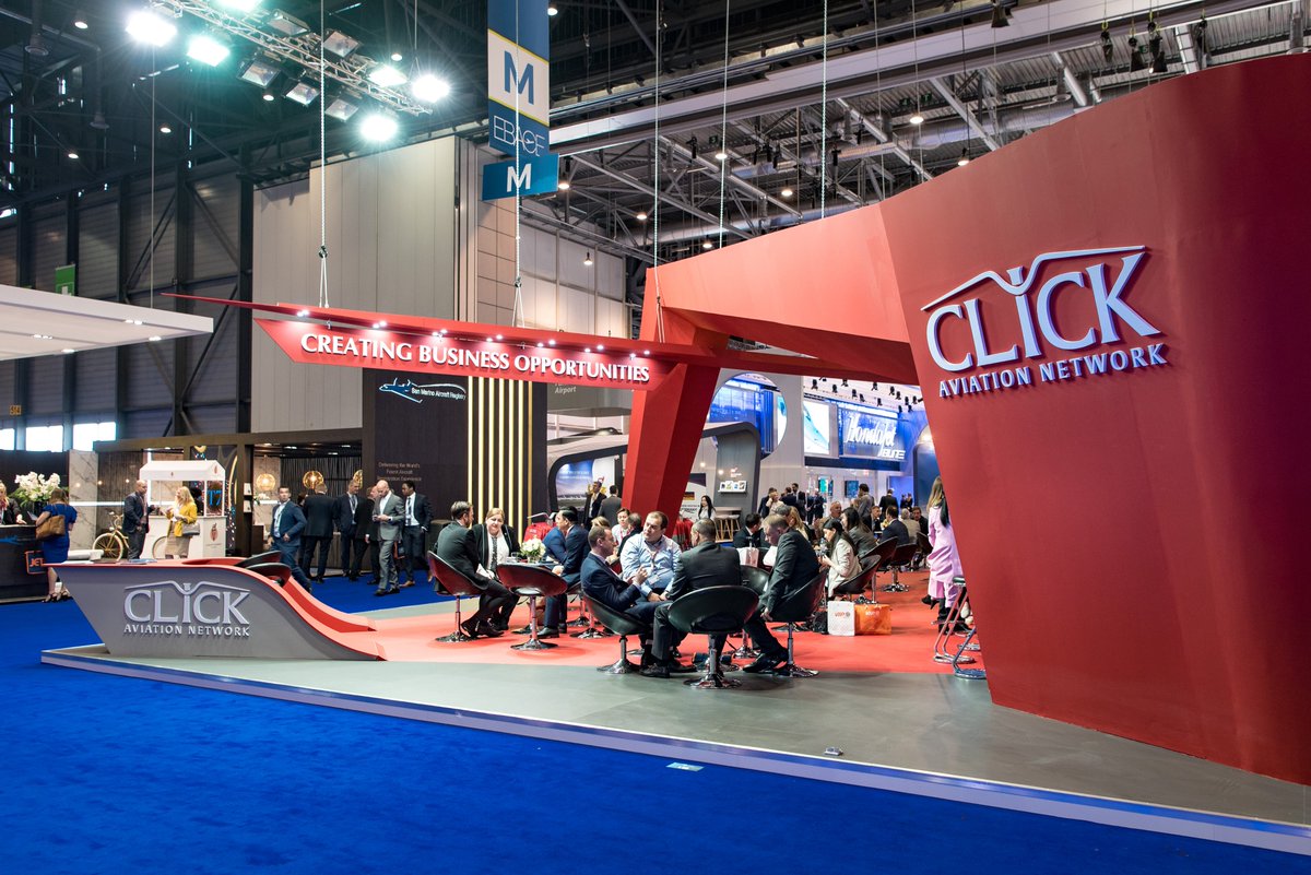 ClickAviation's tweet photo. #ThrowBack to our participation in EBACE 2019 in Geneva.
We had a great time back then and are very eager to see everyone again soon. ❤️
#ClickAviationNetwork #ebace19 #businessaviation #tripsupport https://t.co/tgCi7E2g8i