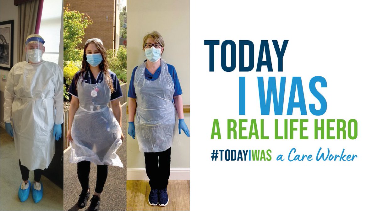 As we #clapforourcarers tonight, we would like to introduce you to a new element of our #TodayIWas recruitment campaign. All of our Care Workers are truly real life heroes amid this pandemic and as always we will take to the doorstep to show our gratitude tonight 👏