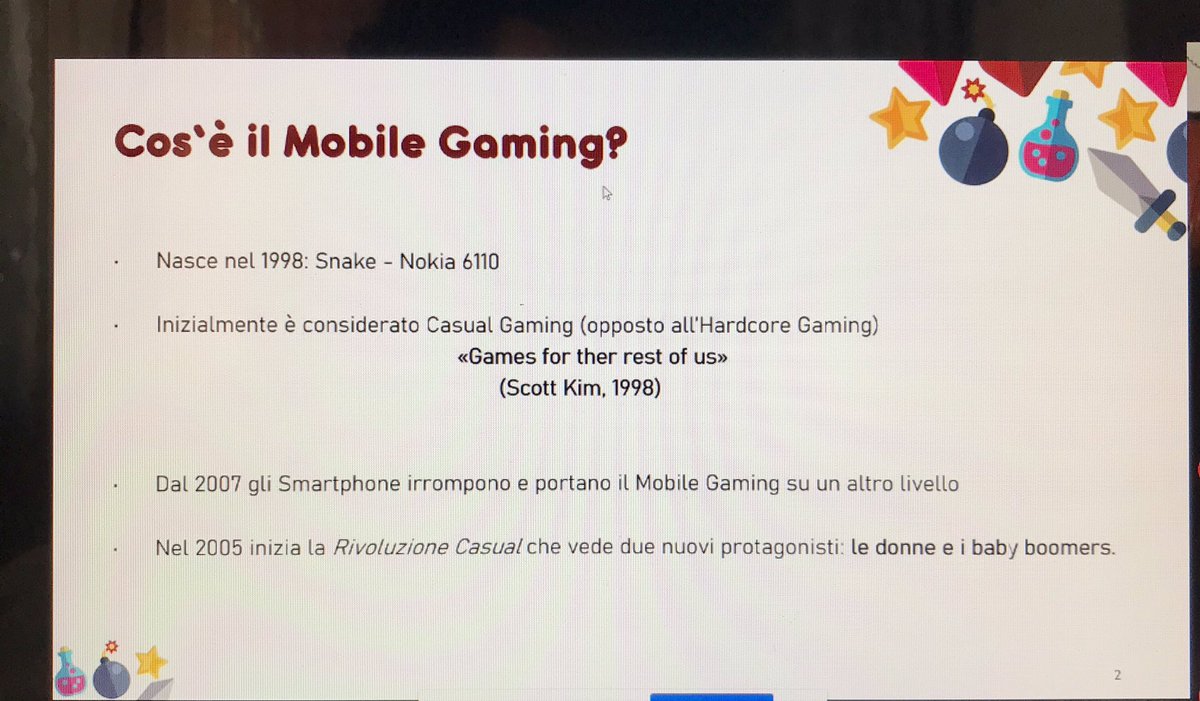 pantano_roberta's tweet photo. A #smm20 parliamo di #mobilegaming con Flavia Zunino
Cos’è? Come si sviluppa? https://t.co/Zv8nQny8V8