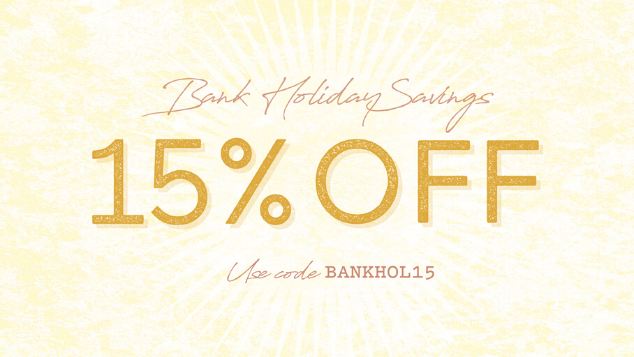 Ready for a bank holiday browse? Snap up 15% off online with promo code BANKHOL15 and treat your home to a little interior refresh. bit.ly/bankhol15