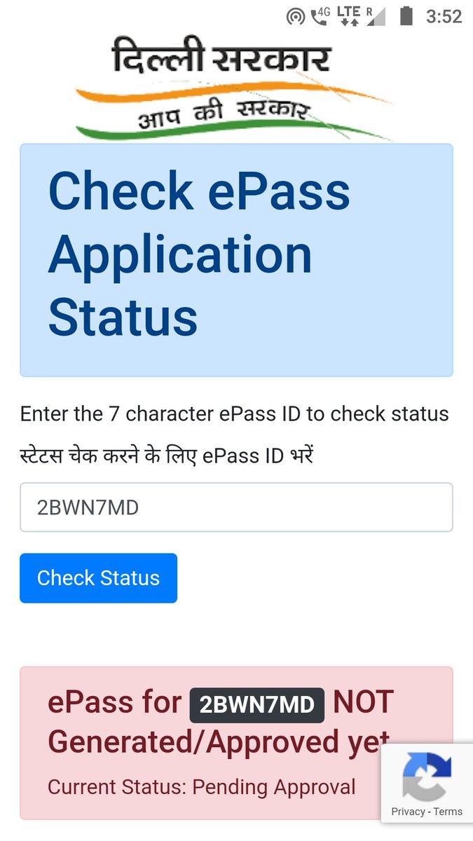 prashant_moury's tweet photo. How many days it take to get an e-pass?
I applied for two times but it is neither approved nor i got any information about my e-pass.
How more time i have to wait for getting an e-pass?
Please let me know...
@CMODelhi 
@DCPSouthDelhi
@msisodia 
@dilipkpandey https://t.co/B6vgeHojt8