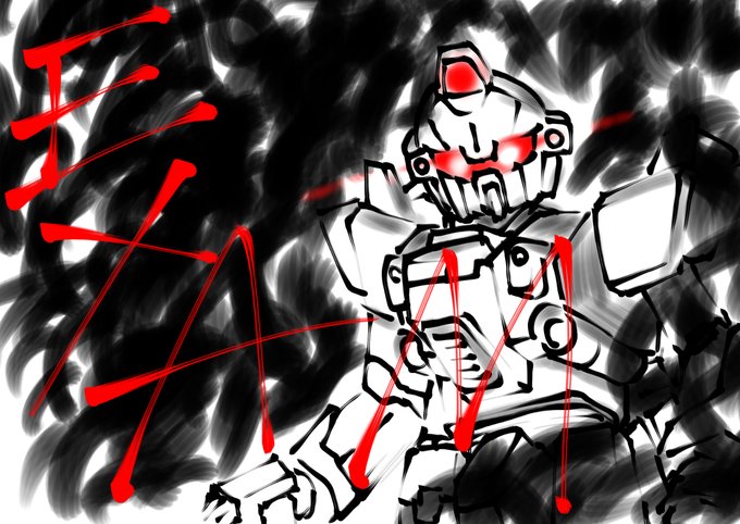 Examシステムのtwitterイラスト検索結果