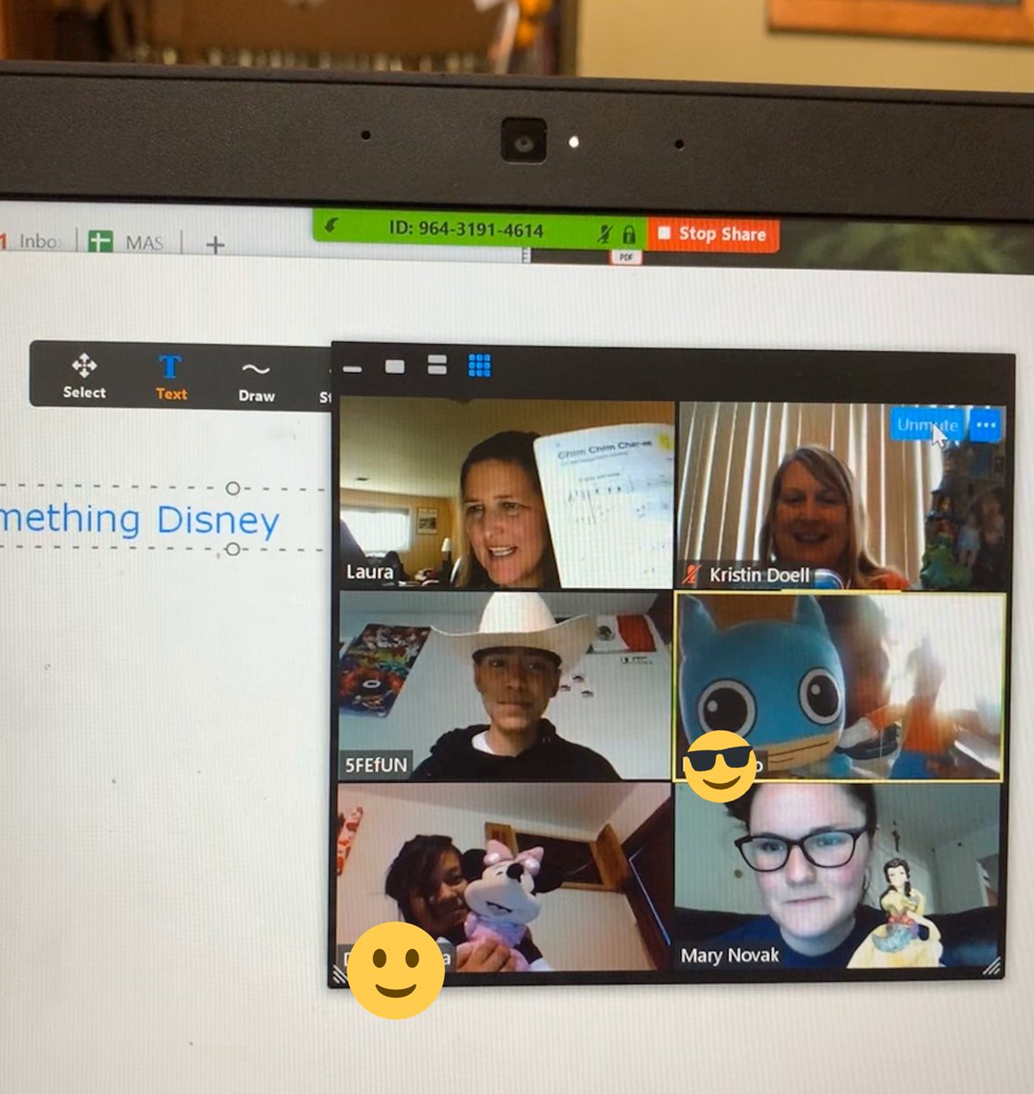 Thanks <a href="/laura_ellsworth/">Laura Ellsworth</a> and <a href="/MrsNovak4/">Mary Novak</a> for having one final Zoom session with our little group. Everyone did a great job on our scavenger hunt! So proud of all that these Ss achieved this year, and excited to see what they accomplish in high school 🥰.