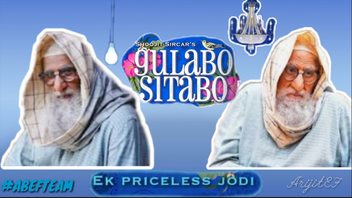 Arijit30021470's tweet photo. #EkPricelessJodi Jo Ki  #MadeInLucknow Hai Uska Trailer Toh Dikha Do aur 2020 achcha bana do
#GulaboSitaboTrailer #GulaboSitabo #abefteam
@SrBachchan @ayushmannk @ShoojitSircar @PrimeVideoIN https://t.co/ufurcyn6GP