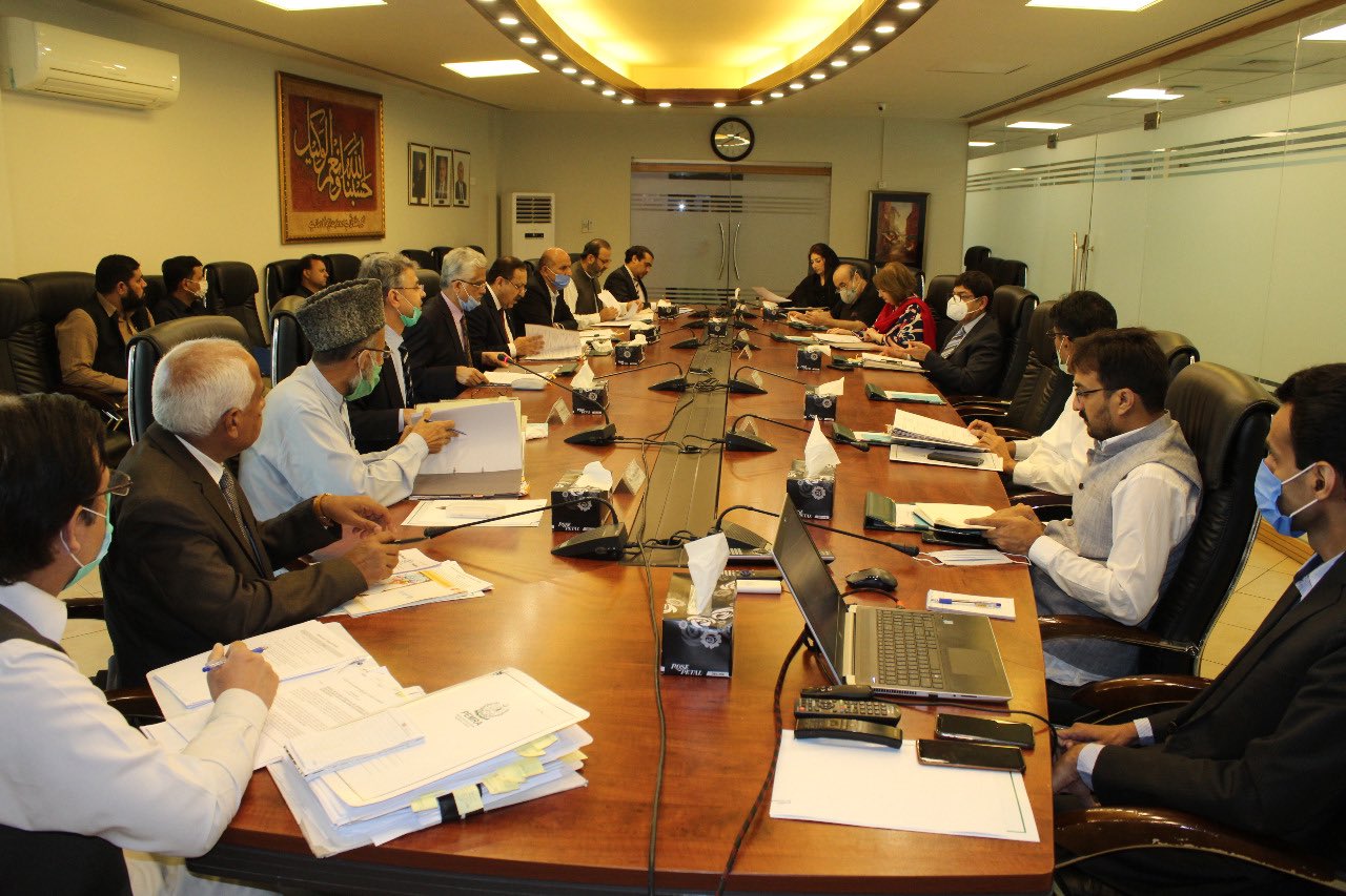 Report PEMRA on Twitter "157th Meeting of the Authority held today at