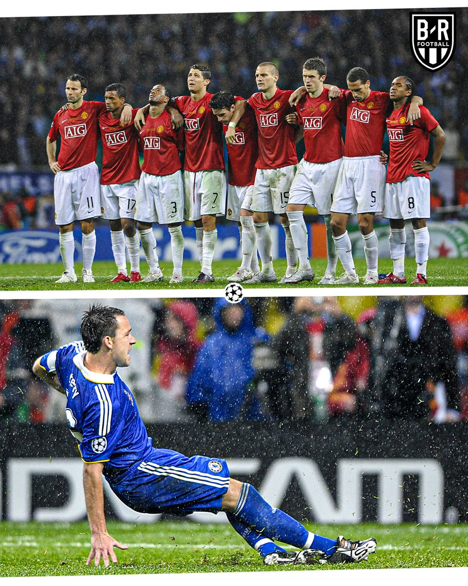 Van der sar, vidić, evra, ferdinand, evans, fletcher, carrick, park, cristiano ronaldo, berbatov, rooney. Man Utd 2008 Team : B R Football On Twitter 2008 Champions League Final Manchester United Vs Chelsea The Shootout The Slip The Agony The Ecstacy