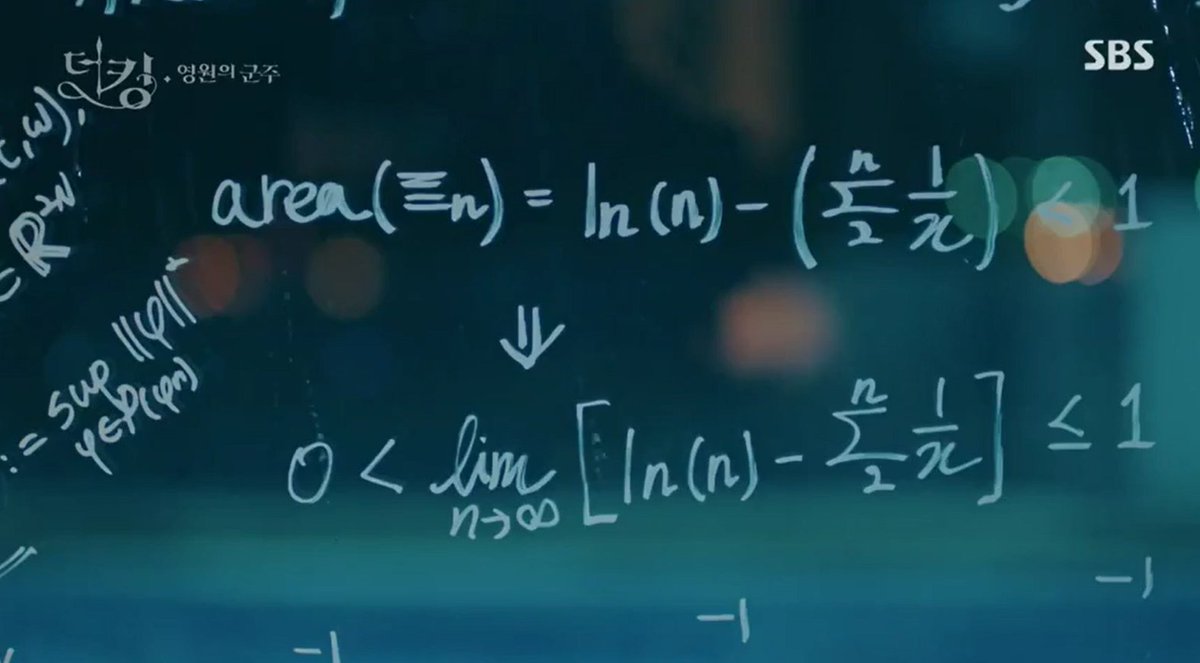 In episode 3, part 43:16, Lee Gon wrote mathematical formulas on the windows of his hotel suite. #TheKingTheEternalMonarch