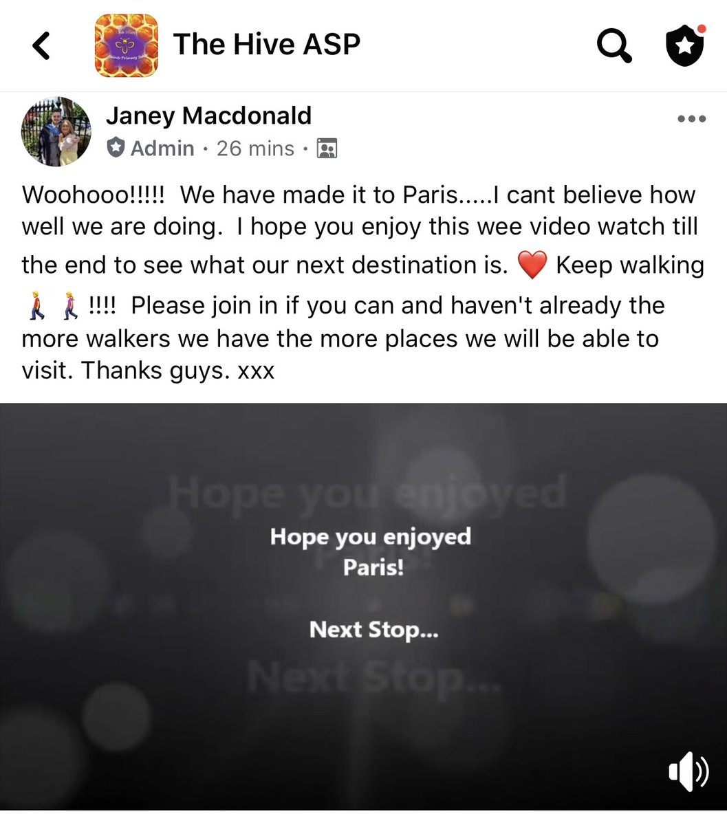 ASPParent_Voice's tweet photo. Wow!! We have made it to our next target destination of Paris!! 🇫🇷 Head over to our #VirtualHive to see the Paris video and to find out where we’re heading next!! 🇨🇭🏔🎿🍫 #VirtualWalkAroundTheWorld 🌍 https://t.co/lCigDfNDRd