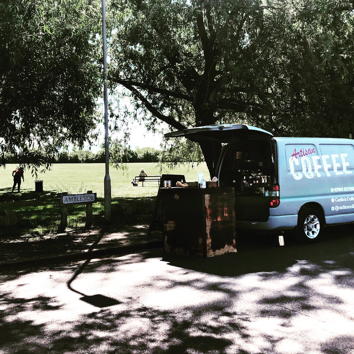 For all you #coffeelovers #homeworkers #homeschoolers #exercisers we will be based at Bedgrove Park in Aylesbury serving locally roasted #artisancoffee.