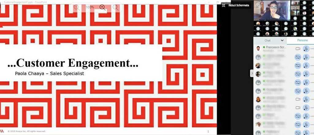 paolachaaya's tweet image. More than 100 people on #AvayaSpaces during our #RemoteEvent dedicated to our Italian partners, exploring how @Avaya is supporting and accelerating the business beyond the emergency!

#experiencesthatmatter #intelligentExperiences #AvayaIX @Avaya_IT #Covid_19 #remoteworking