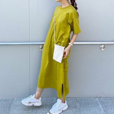 マーセライズコットンロングtワンピース Twitter Search