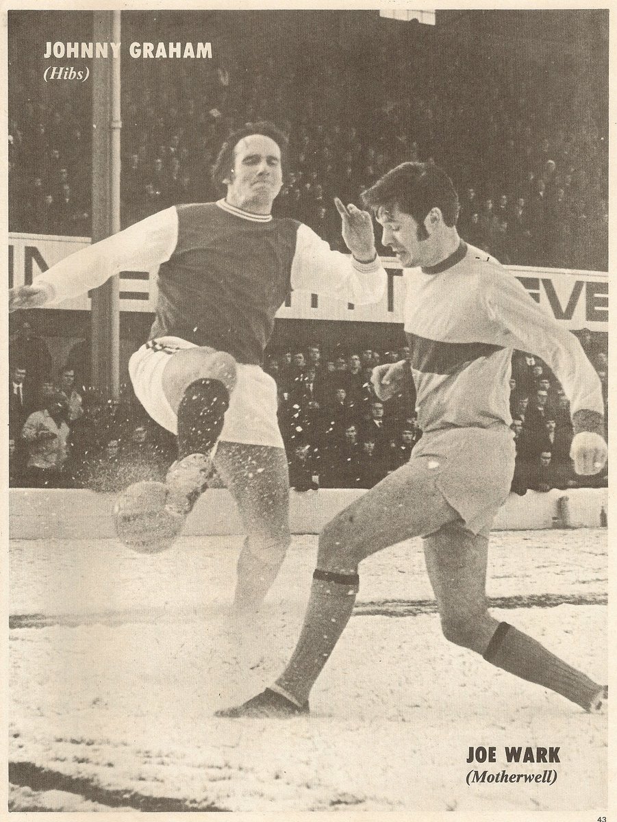 ScotsFootyCards's tweet photo. #JohnnyGraham #Hibs & #WillieMcCallum #Motherwell #Shoot! 1970-01-10 https://t.co/foV732PMjl