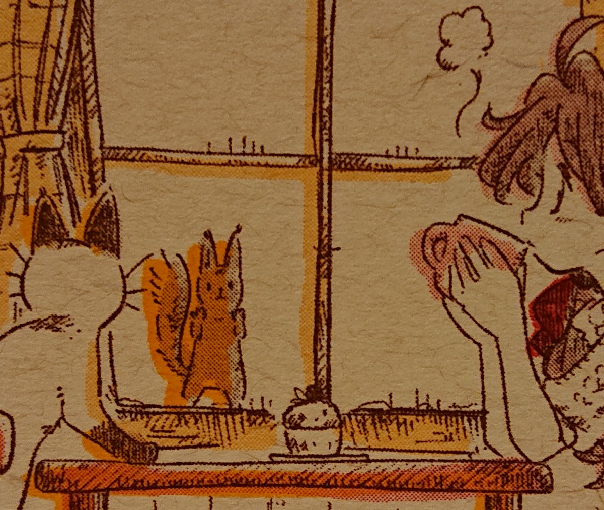 お願いしてた試し刷りが届いた?見慣れた自分の絵なのに紙に印刷するとテンション上がる…!原稿やってらっしゃる皆さんはこの悦びを毎回…? 