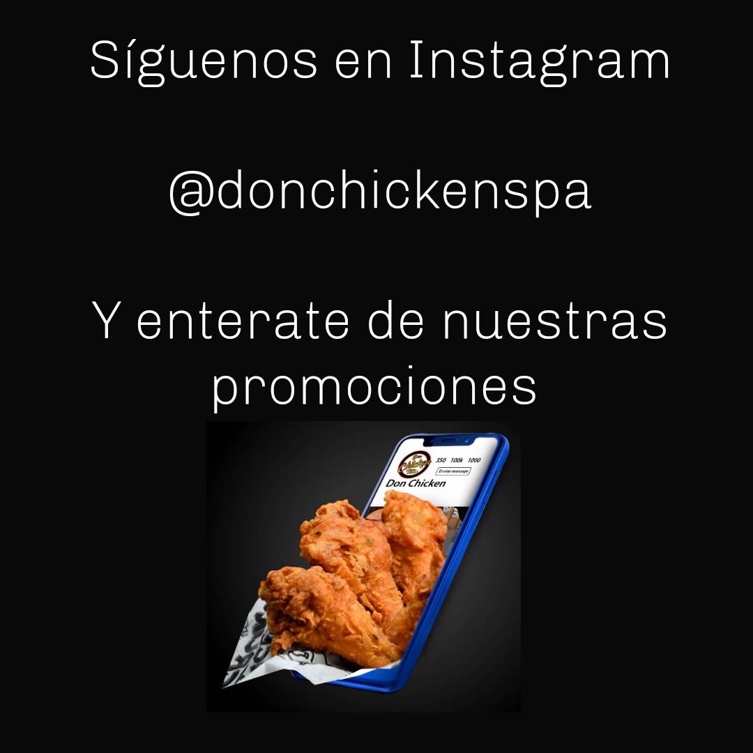 DonChickencl's tweet image. @donchickenspa