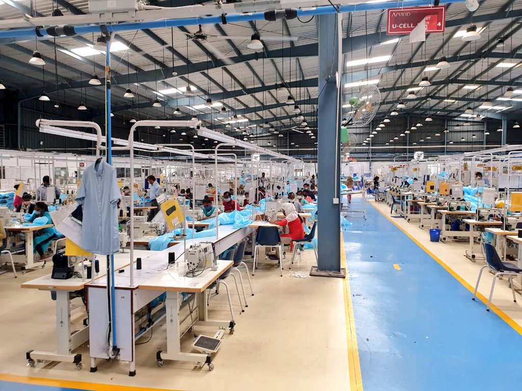 DC_Ranchi's tweet photo. The District Administration, Ranchi has so far produced 7000 ICU Grade PPEs using SITRA certified raw material at a cost of just INR 250. 
Over the period of time, a total of 15,000 PPEs will be handed over to the Civil Surgeon, Ranchi. 

@PMOIndia 
@smritiirani
@HemantSorenJMM https://t.co/Wa79euDktr