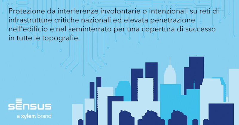 SensusItalia's tweet photo. Protezione da interferenze su reti di infrastrutture critiche nazionali ed elevata penetrazione nell'edificio e nel seminterrato per una copertura di successo in tutte le topografie. Scopri le tecnologie Sensus > https://t.co/RfM0rLNm7K
 #telelettura #smartmetering #smartwater https://t.co/R8StRkdlfi