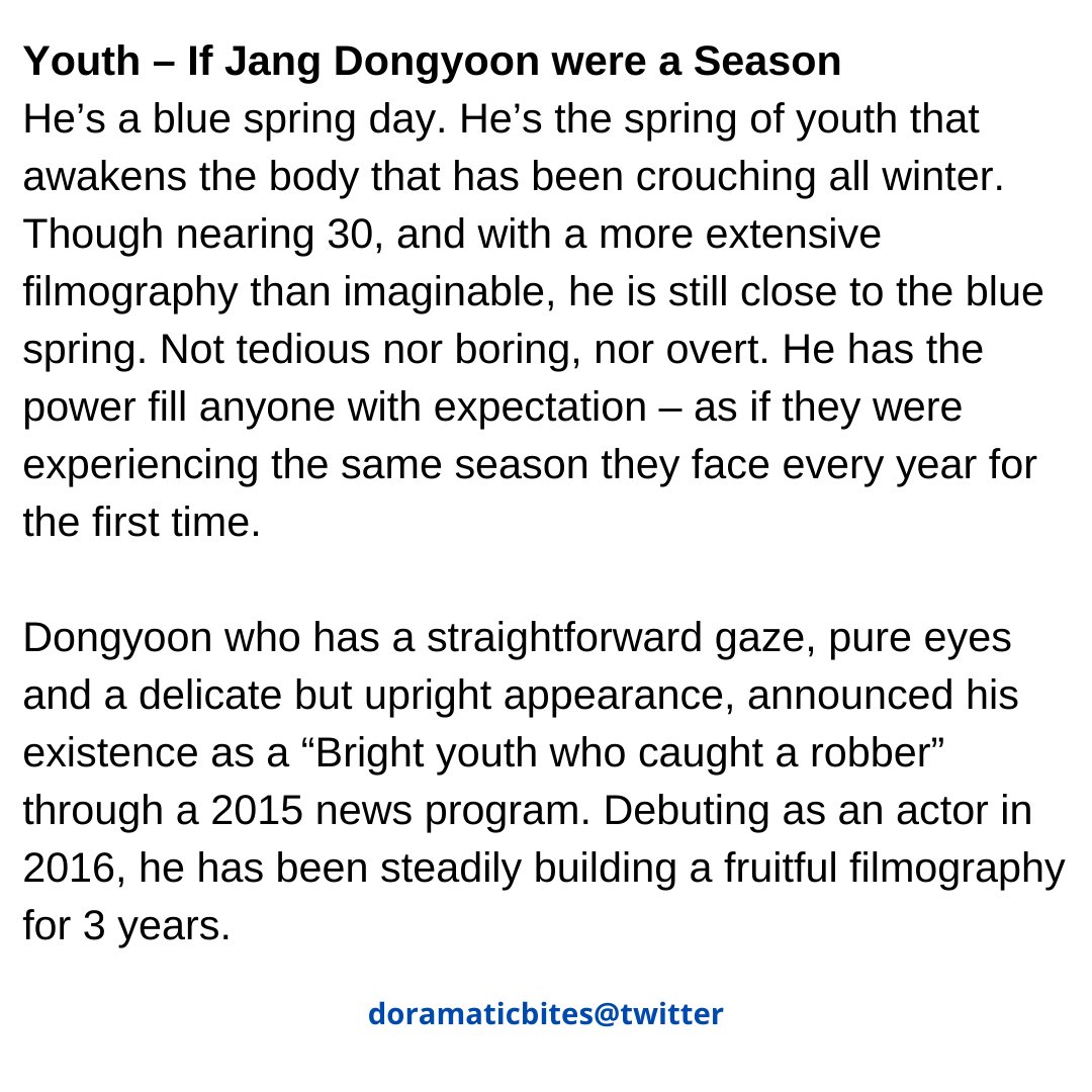 [Eng Translation]  #JangDongYoon Newbin AR Interview (1)Please keep tabs on this thread. It's a long interview so I will be updating in parts. This is the introduction (a long, really heartfelt introduction).