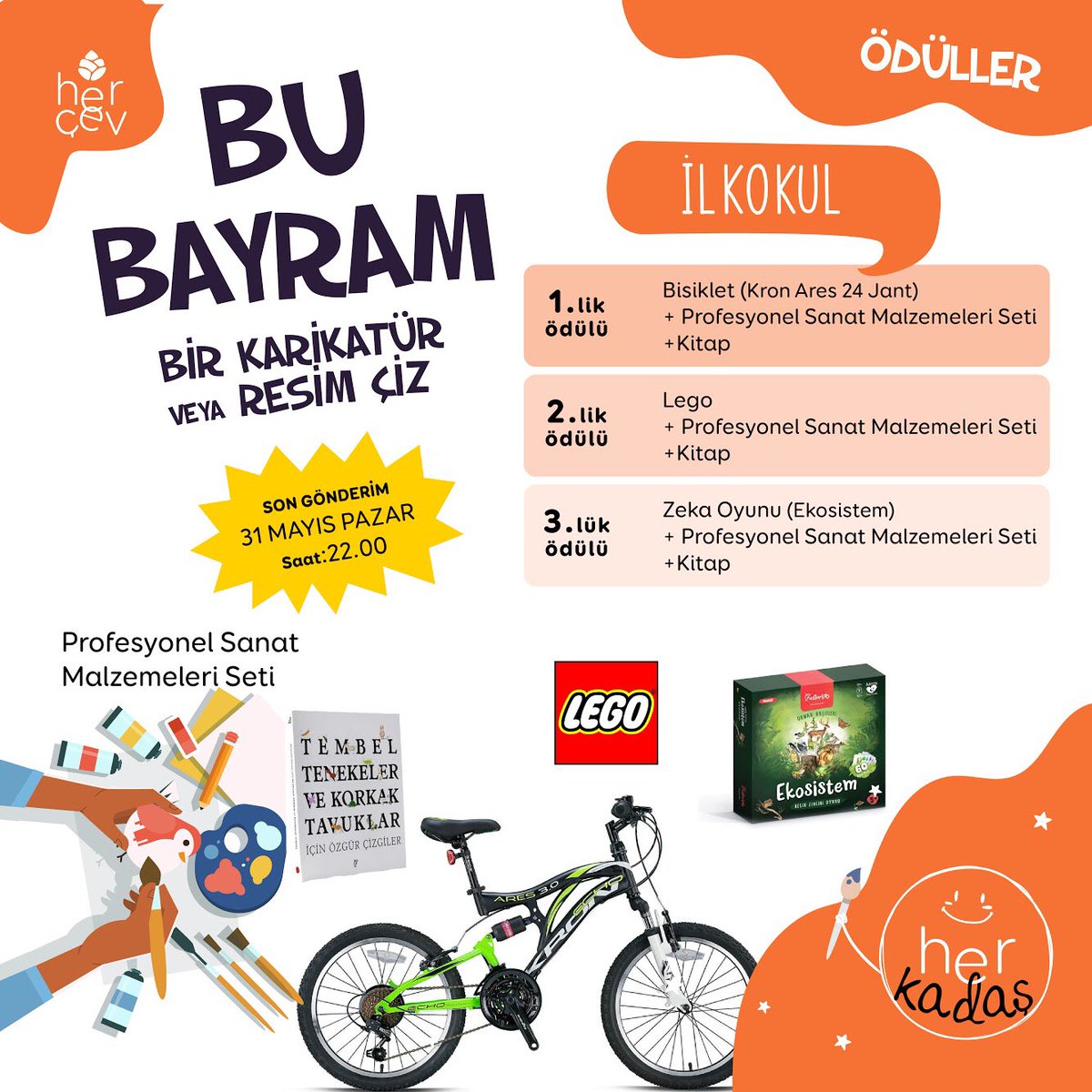 hercocugaegitim's tweet photo. Başvurularınızı aşağıdaki link üzerinden yapabilirsiniz.
https://t.co/CY00RD0LNF
Başvuru yapmadan önce şartnameyi okuyunuz.
Yarışma hakkında detaylı bilgiye aşağıdaki linkten ulaşabilirsiniz.
https://t.co/J3pJA21xXw
Eserler sanat kurulumuz tarafından değerlendirilecektir.
#hercev https://t.co/JyEwRkUpSH