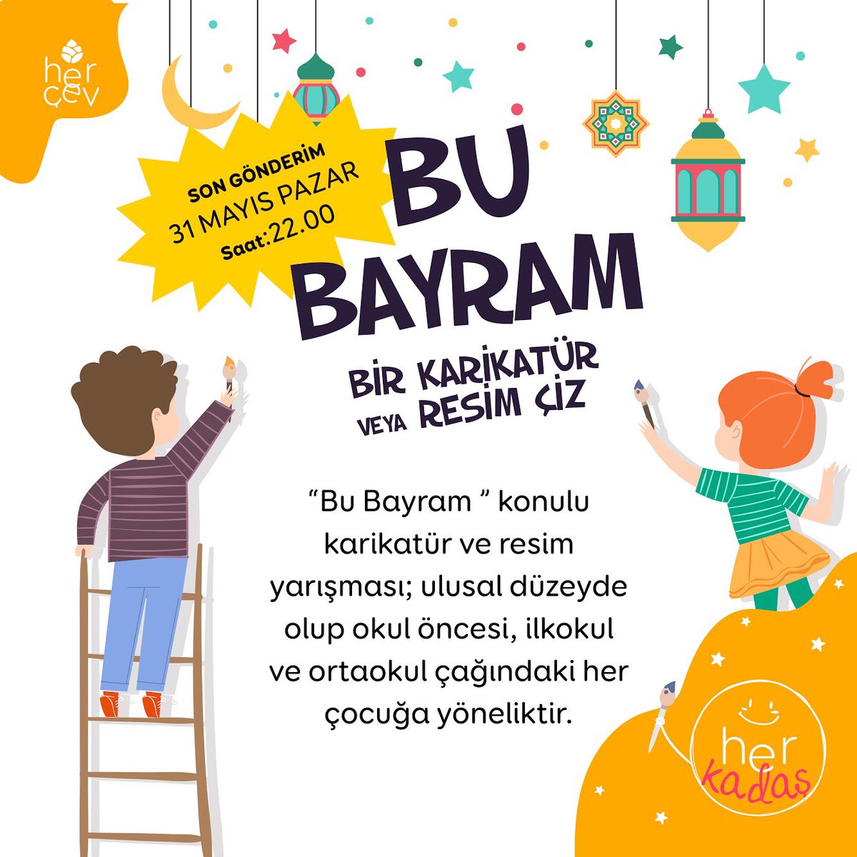 hercocugaegitim's tweet photo. Başvurularınızı aşağıdaki link üzerinden yapabilirsiniz.
https://t.co/CY00RD0LNF
Başvuru yapmadan önce şartnameyi okuyunuz.
Yarışma hakkında detaylı bilgiye aşağıdaki linkten ulaşabilirsiniz.
https://t.co/J3pJA21xXw
Eserler sanat kurulumuz tarafından değerlendirilecektir.
#hercev https://t.co/JyEwRkUpSH