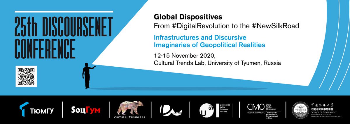 DiscourseNet's tweet photo. Because of #fckcvd19, we decided to move deadline for our #DN25. You can apply until July 1st 2020 for the 25th DiscourseNet conference : from #Digital Revolution to the New #SilkRoad - #GlobalDispositives. #DiscourseResearch #DiscourseCoolness #Place2B
https://t.co/jTCHji9mP0 https://t.co/0eQTs4otoJ