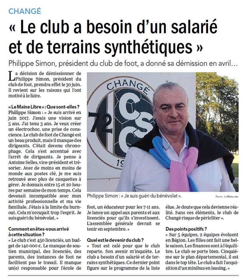cschange72's tweet photo. On en parle dans la presse ! @lemainelibre https://t.co/cxzlS9kCzl