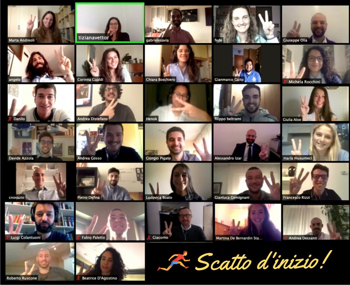MasterDSL's tweet photo. 🏁 Scatto d’inizio! 
Il nostro nuovo gruppo.
Buon Master a tutte e tutti!
 🎓💚 #master #dirittosportivo #dirittolavoro https://t.co/AcAiSYyOzX
